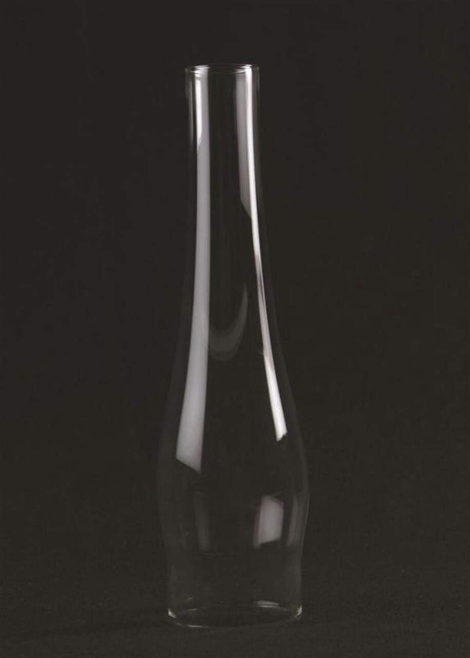 Clear Glass Lamp Chimney, Replacement Hurricane Globe Measures 3 Inch Diameter Base x 12 Inches High for Oil or Kerosene Lanterns